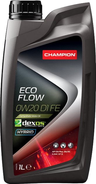 Моторное масло Champion Eco Flow 0W20 D1 FE, 1л